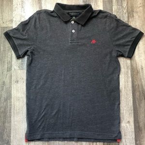 Dark grey Aeropostale polo with dark sleeves